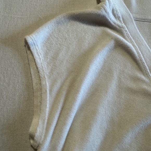 Justice Bathing Suit Cover up White Hooded Tunic with Pocket Girls Size 8/10 - Picture 6 of 9